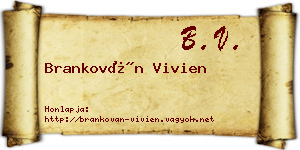 Brankován Vivien névjegykártya